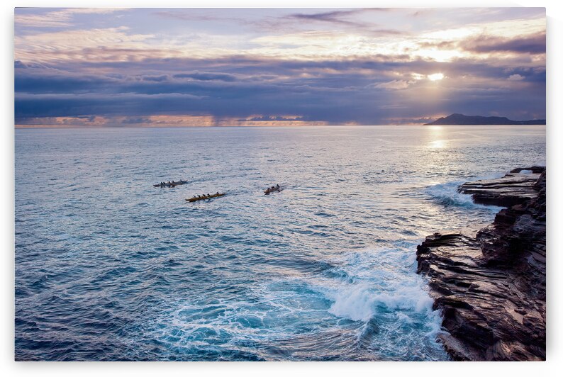 Hui Nalu Canoe Club Spitting Caves Oahu by Lauren Pritchett Photography
