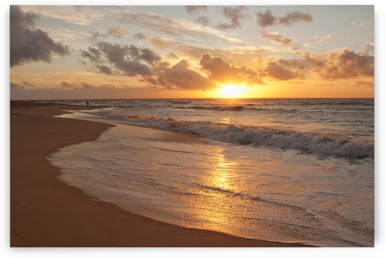 Sandy Beach Sunrise East Oahu Hawaii by Lauren Pritchett Photography