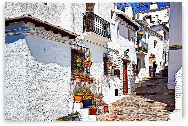 Capileira in Oil - C1804-2864-OIL by JordiCarrio