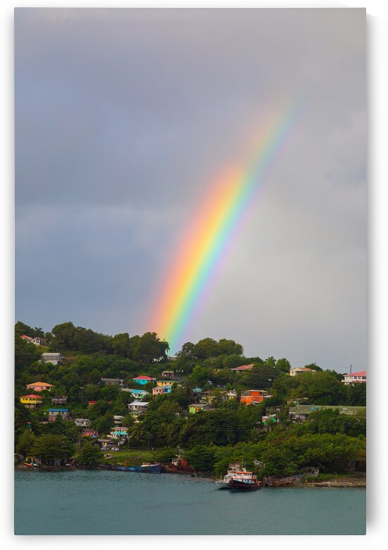 Enchanting Finale of a Vibrant Rainbow by Bo Insogna