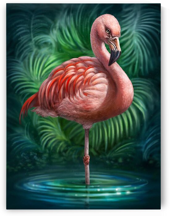 Flamingo  Queen by Jackie Grace