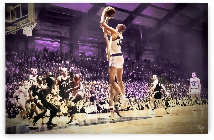 1958 Kansas State Basketball Art by Row One Brand