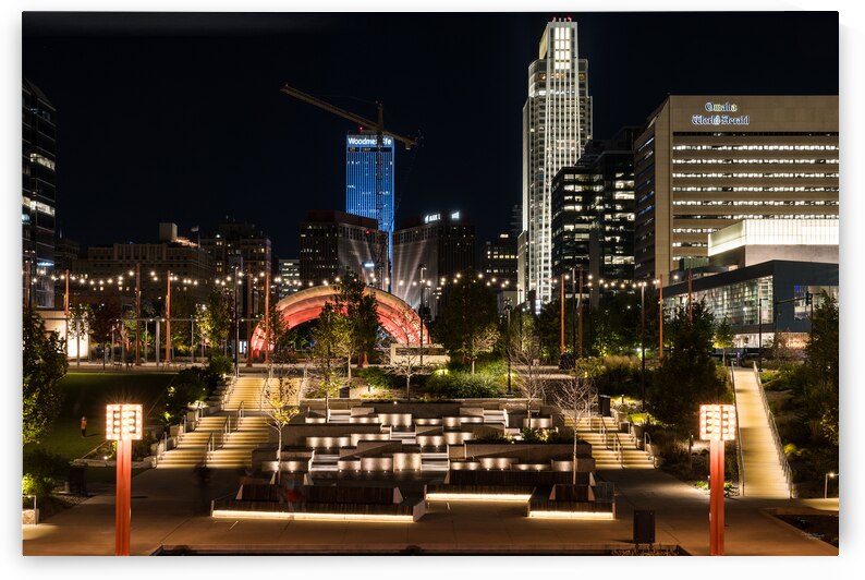 Gene Leahy Mall Night Lights by Jennifer White