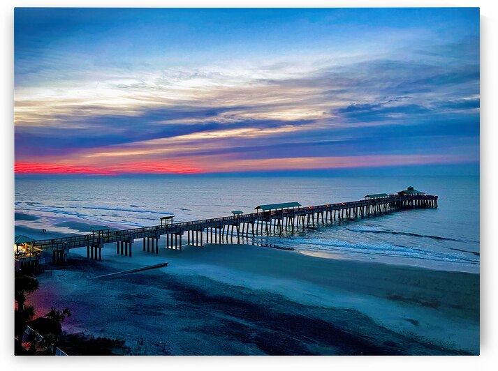 Folly Beach Pier By Dawns Early Light by Bill Swartwout Photography