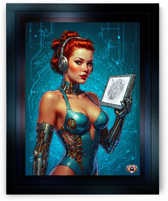 Designing My Cyborg Body Captivating AI Concept Art Illustration Portrait by Xzendor7 by xzendor7