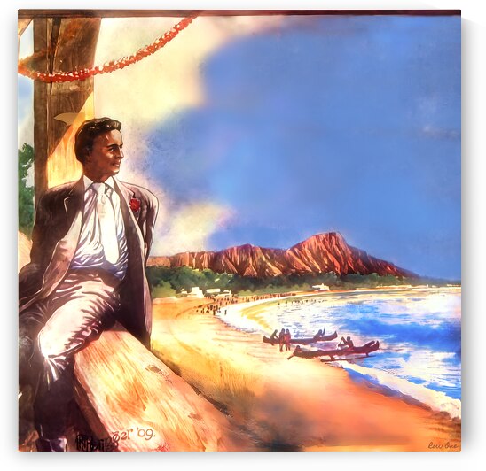 1909 California Beach Art by Row One Brand