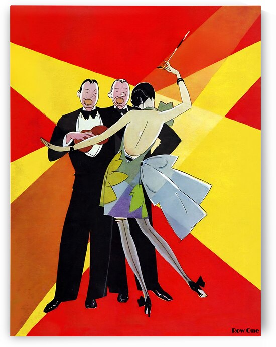 russell patterson art deco art by Row One Brand
