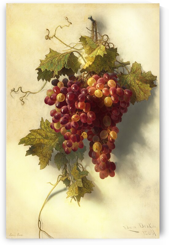 Edwin Deakin Grapes Against the Wall 1883 by Row One Brand