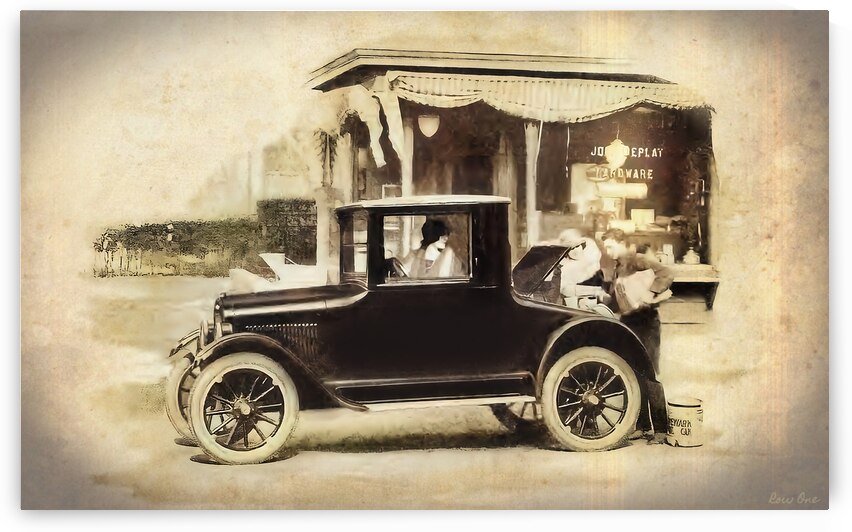1923 chevrolet automobile art by Row One Brand