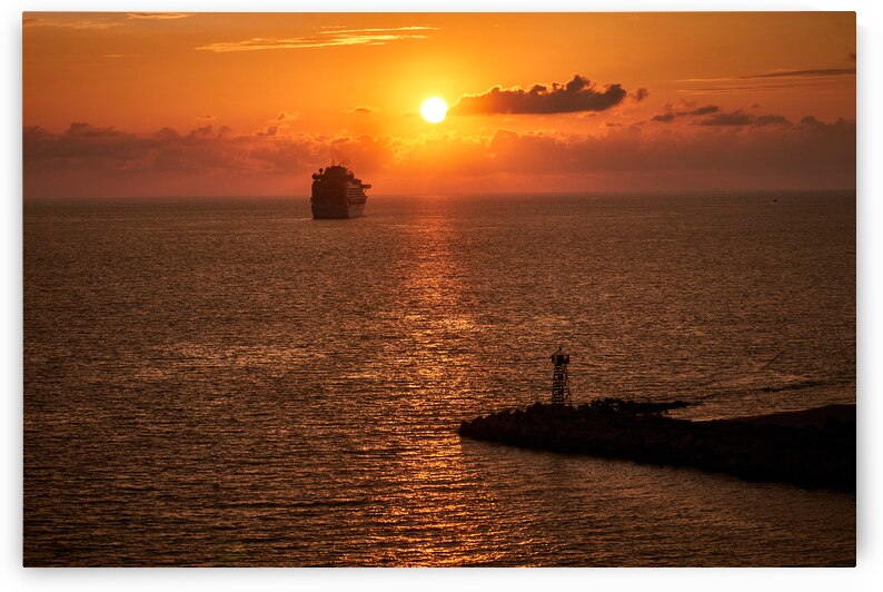 Diamond Princess Sunset by Ryan Cameron
