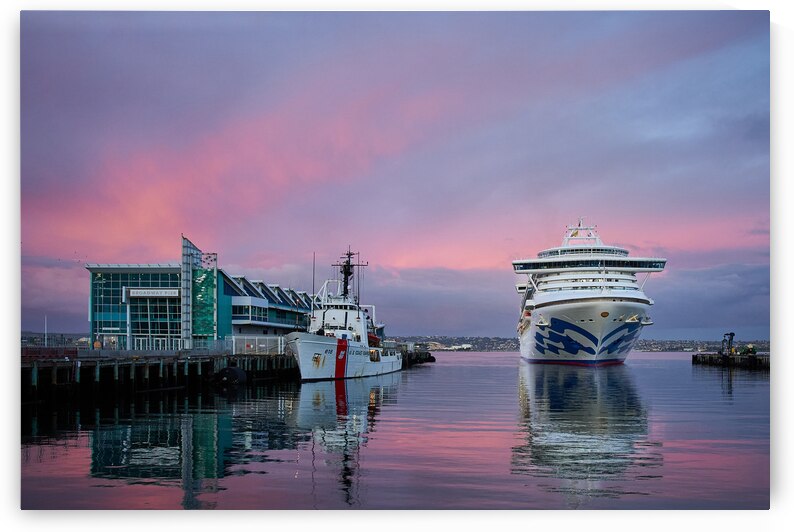 Diamond Princess Arrival in San Diego by Ryan Cameron
