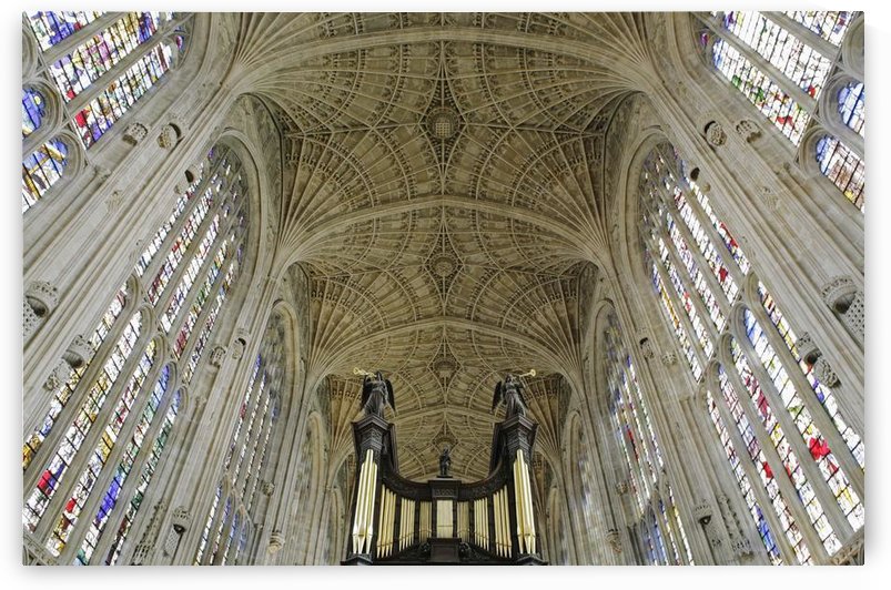 Ceiling Of King's College Chapel by PacificStock