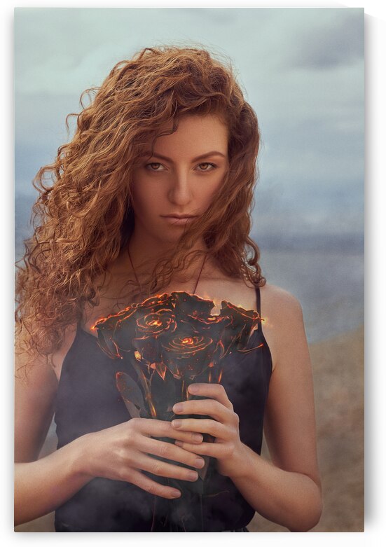 Black roses by Elena Vlasova