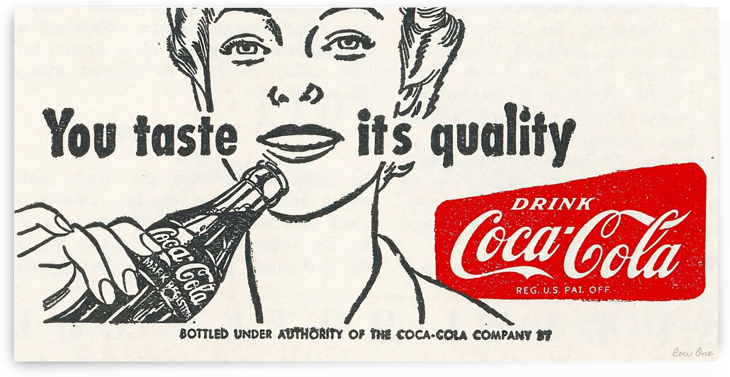 1960s Coca Cola Ad by Row One Brand