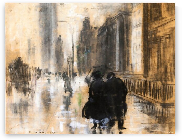 5th Avenue Brooklyn by Everett Shinn by Row One Brand
