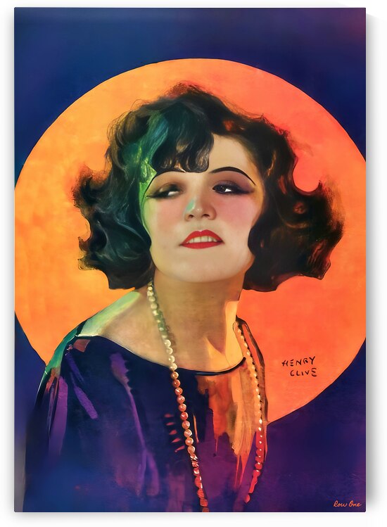 Pola Negri Film Actress Art by Henry Clive by Row One Brand