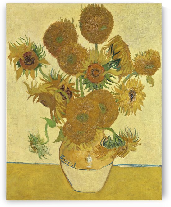  Van Gogh 1853 1890 Sunflowers  1888 by TOPARTGALLERY