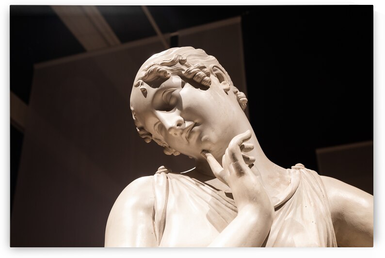 Dancer with finger on her chin by Antonio Canova 1814. Classic by Paolo Modena