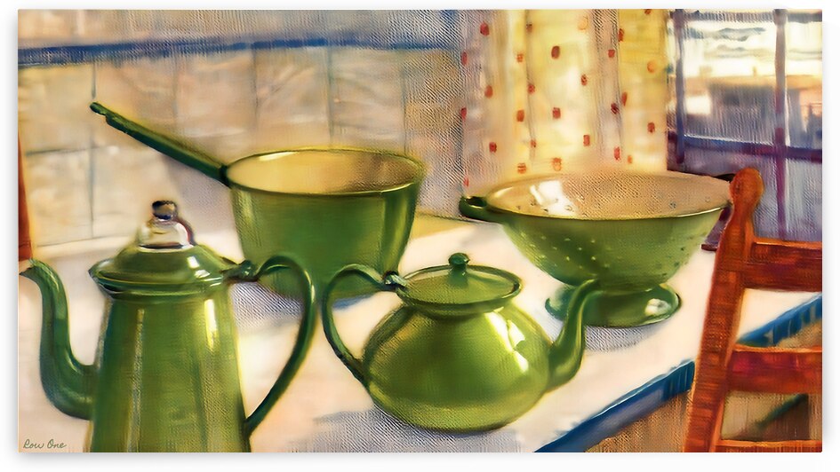 1920s kitchen art by Row One Brand