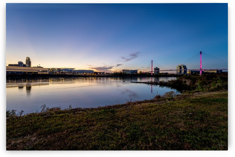 Missouri River Omaha Sunset View by Jennifer White