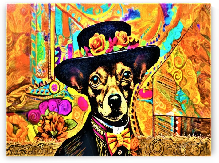 Godfather Chihuahua by SykArt Designs