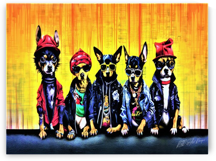 Chihuahua Homies by SykArt Designs