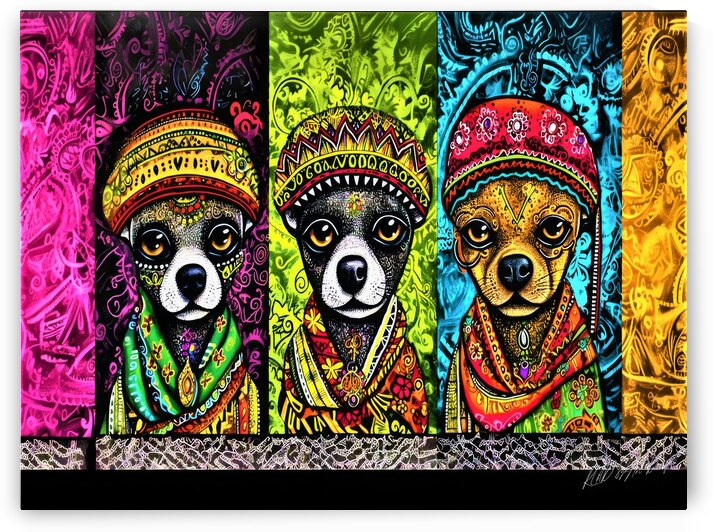 Chihuahua Colors by SykArt Designs