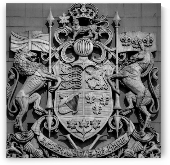 canada coat of arms  square 2626 Coat 13k by Black And White