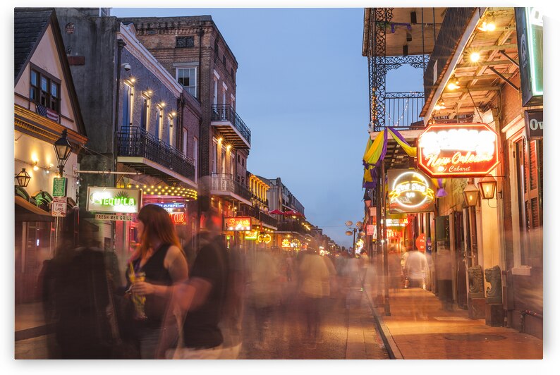 Bourbon street French Quarter of New Orleans by Atelier Knox