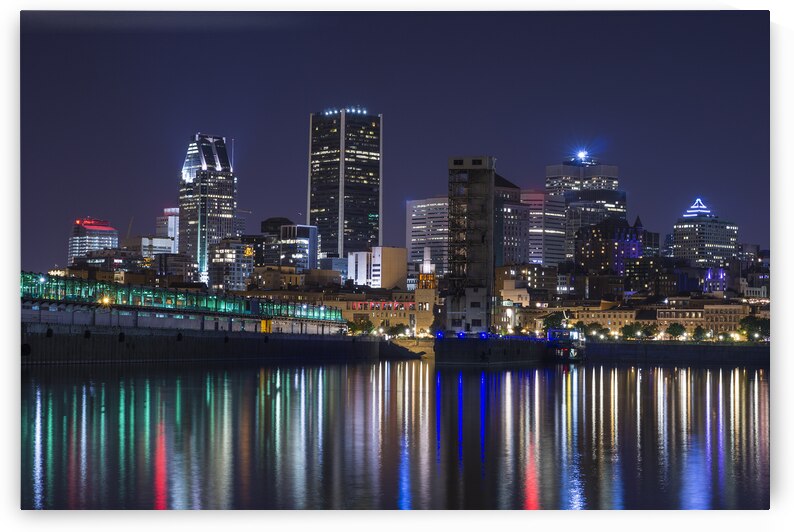 Montreal cityscape at night by Atelier Knox