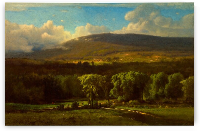 medway massachusetts george inness art by Row One Brand