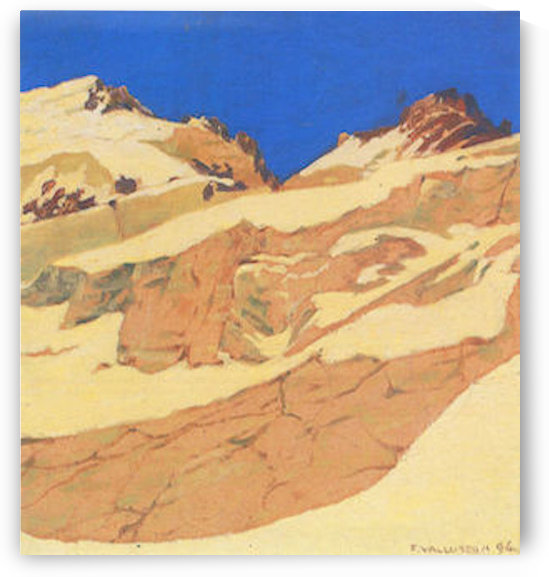 Mountain landscape by Felix Vallotton