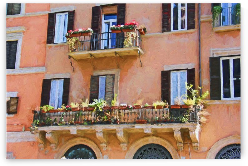 balcon fleuri by Denis Brien