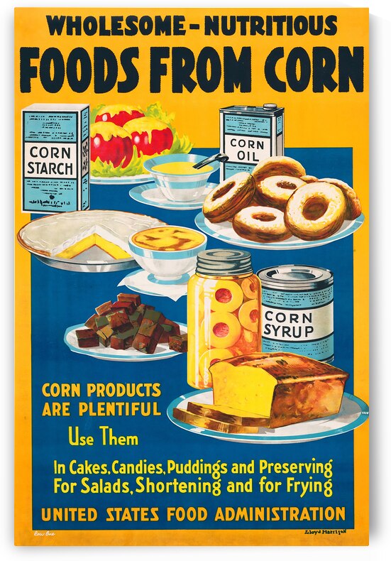 1918 foods from corn lloyd harrison by Row One Brand