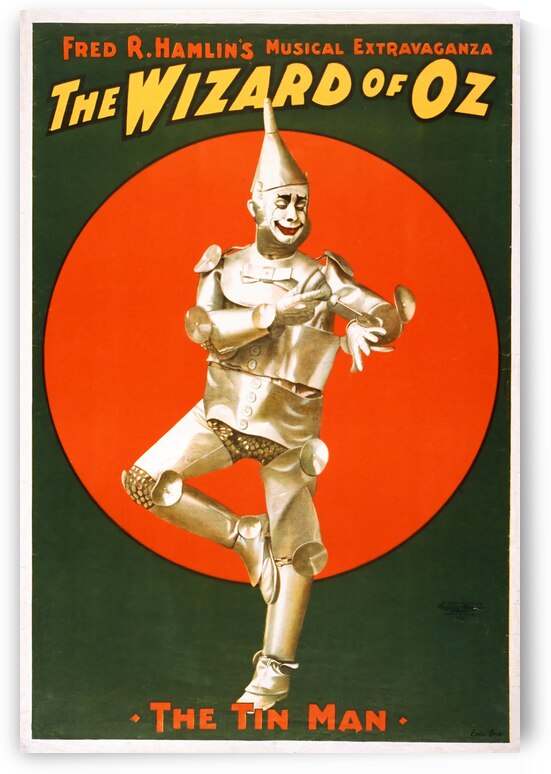 1903 wizard of oz poster by Row One Brand