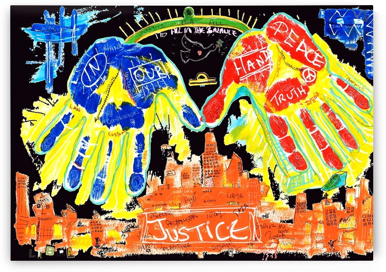 Libra -  Justice  - astrology Series by Robert Burton