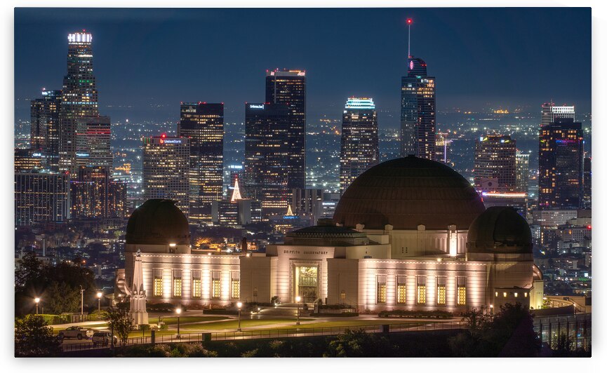 Griffith Observatory | City Lights Wall Art by Dutch Photographer