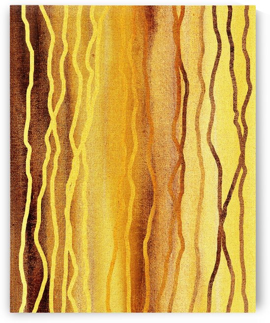 Organic Lines Beige Abstract by Irina Sztukowski