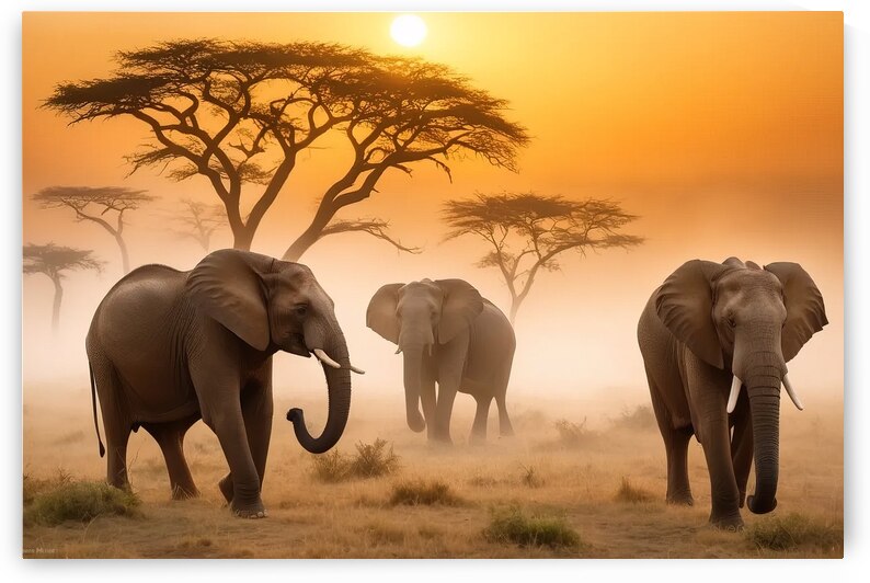 savanna artistic image by Joaquin Corbalan