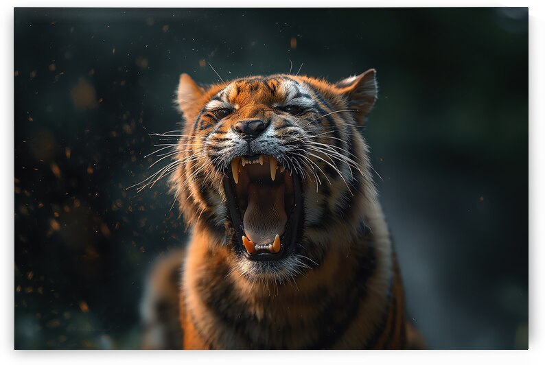  intense expression of a tiger  by Joaquin Corbalan