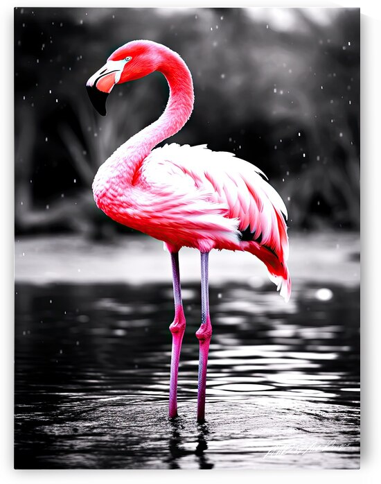 Flamingo Pink by SykArt Designs