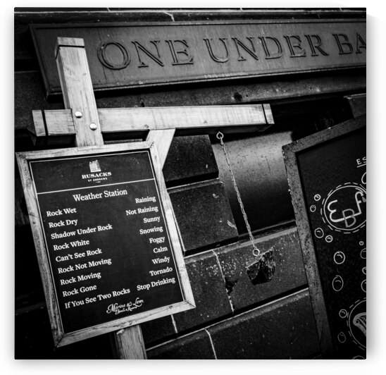 one under bar  square 4657 Weather 13k by Black And White