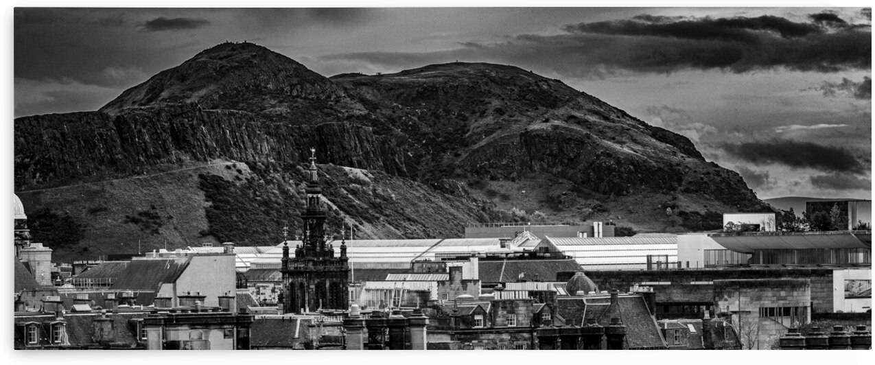 arthurs seat  panoramic 4658 Arthur 13k by Black And White