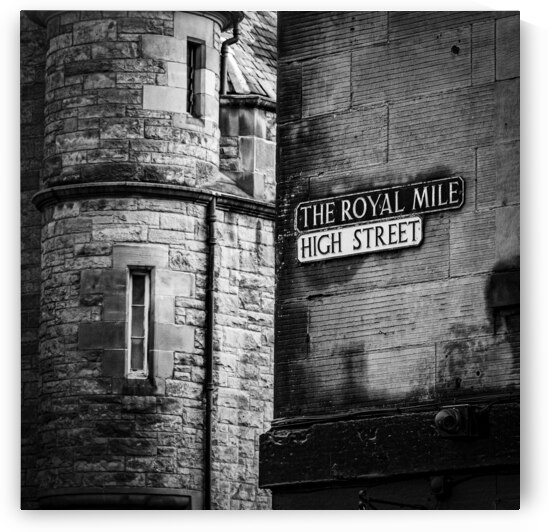 royal mile high street  square 4677 High 13k by Black And White
