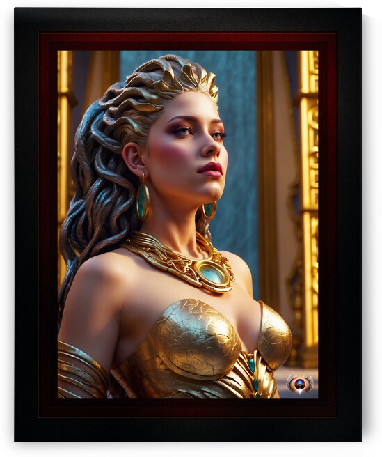 Portrait Of Tulena Velossi Captivating AI Concept Art by Xzendor7 by xzendor7