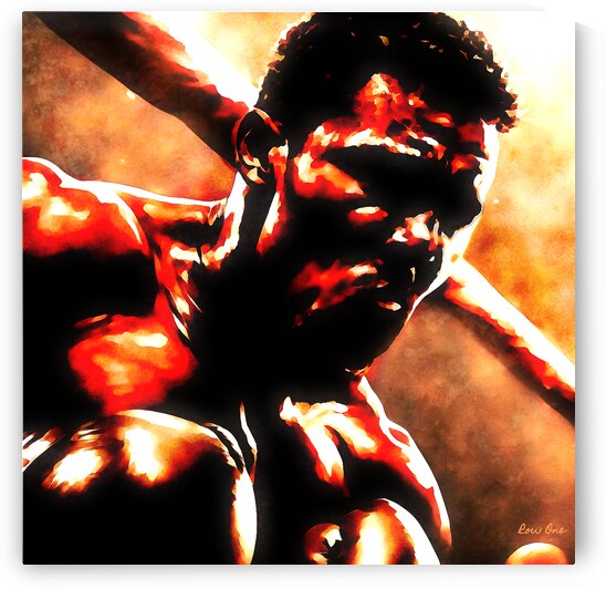 against the ropes boxing art by Row One Brand