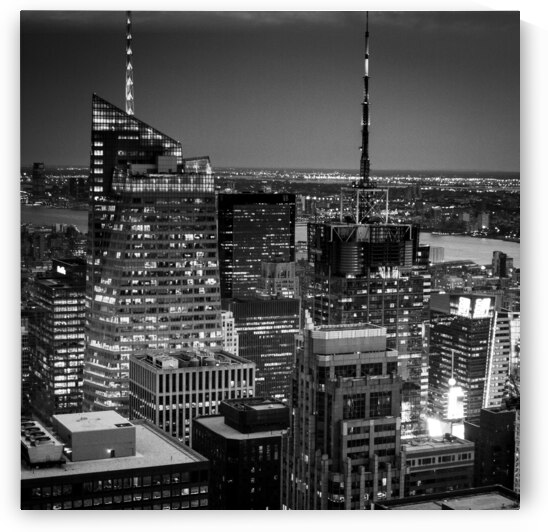 BoA conde nast building spires  square 1499 Spire by Black And White