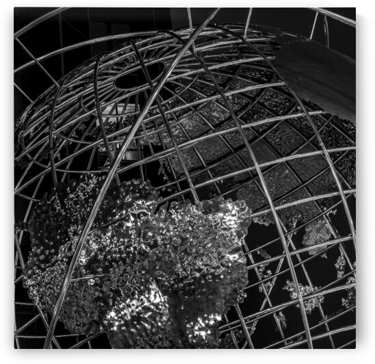 columbus circle globe  square 1451 Globe 13k by Black And White