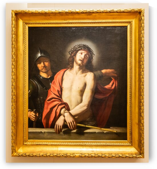 Ecce Homo by Guercino 1659. Jesus Christ prayer Catholic reli by Paolo Modena