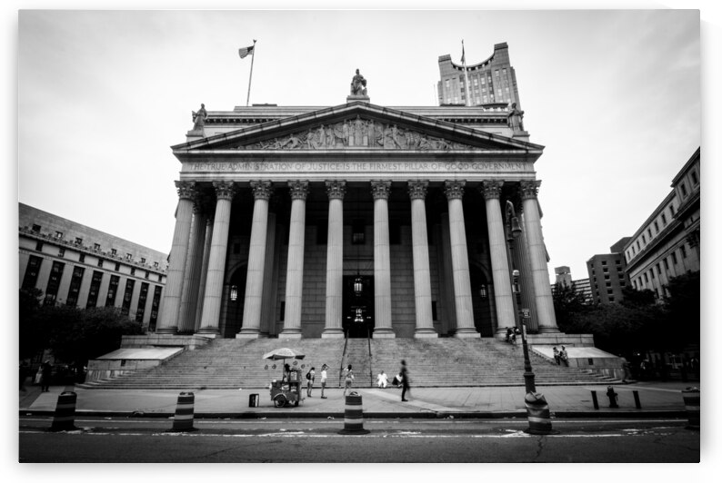 new york supreme court building  horizontal 1445 by Black And White